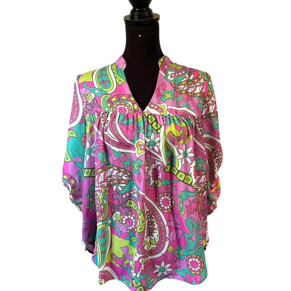 Vibrant Multicolor Women's Top